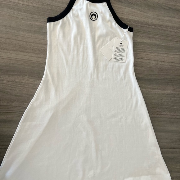 Marine Serre Ribbed cotton mini dress - Picture 7 of 12